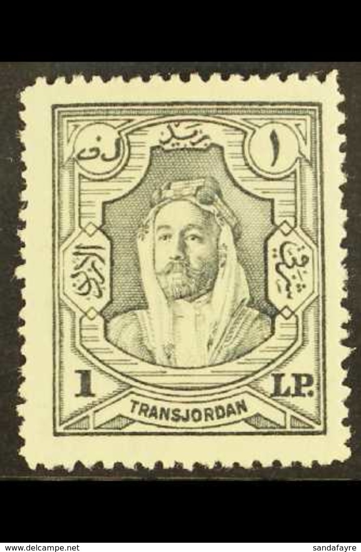 1930-39  £P1 Slate Grey, SG 207, Fine Mint For More Images, Please Visit Http://www.sandafayre.com/itemdetails.aspx?s=60 - Jordanië