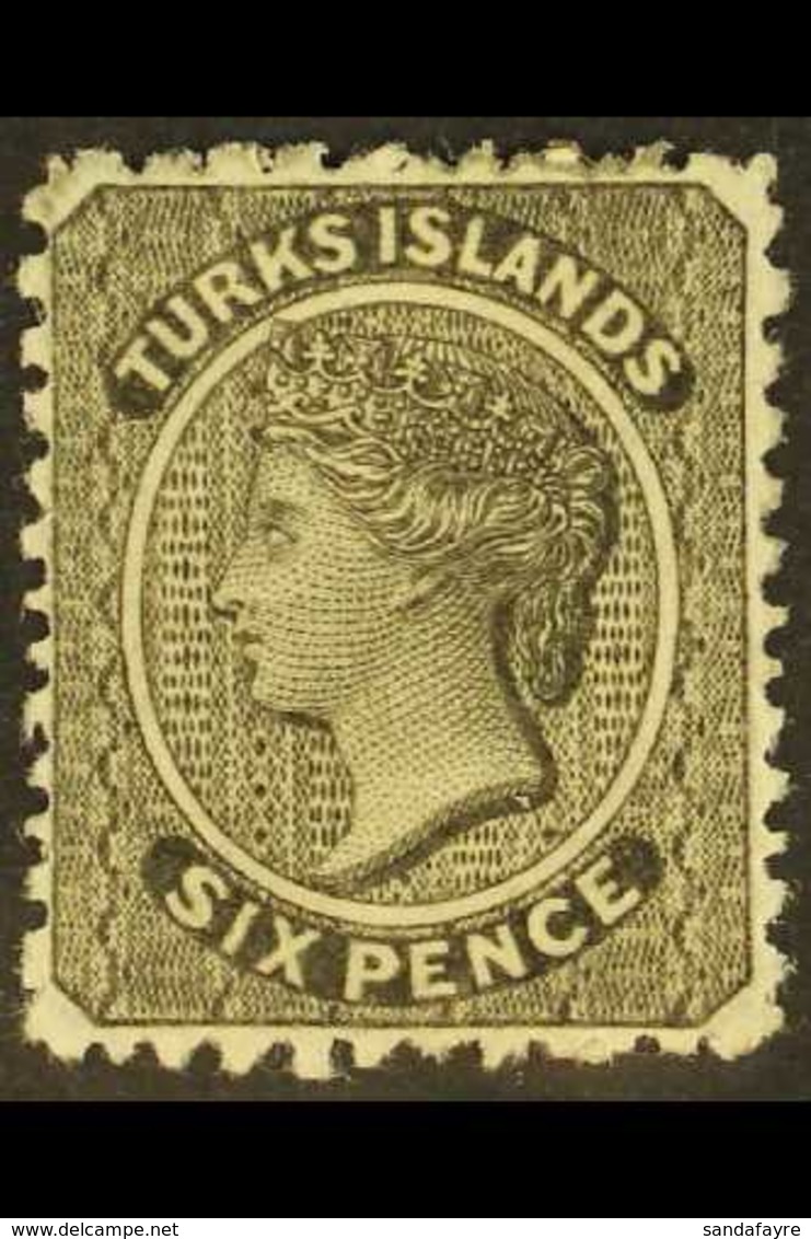 1867  1d Black, No Watermark, SG 2, Very Fine Mint, Well Centred Example. For More Images, Please Visit Http://www.sanda - Turks- En Caicoseilanden