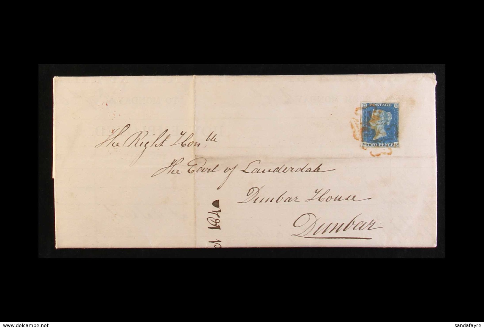 1840  (10 Nov) A Large Entire Letter, Being The Complete (printed) "Weekly Return By The Steward At Thirlestane Castle"  - Sonstige & Ohne Zuordnung