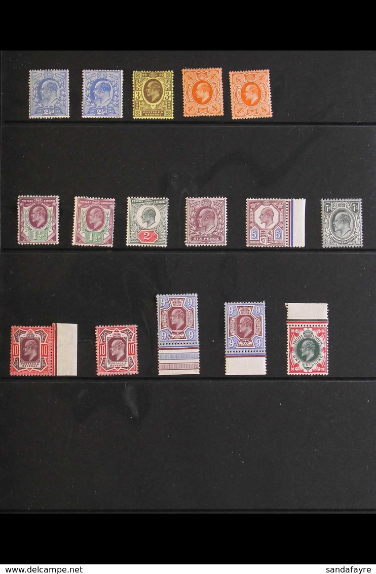 1902 - 1911 MINT STAMPS FOR THE SPECIALIST!  The Previous Owner Of This Collection Was Accumulating As Many Mint Stamps  - Non Classés