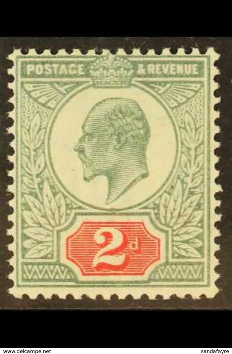 1902-10  2d Grey Green & Carmine Red, SG 226, Never Hinged Mint For More Images, Please Visit Http://www.sandafayre.com/ - Sin Clasificación