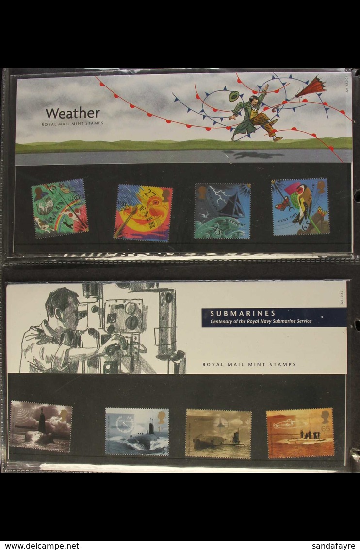 2000-2008 PRESENTATION PACKS.  Collection Of Presentation Packs Containing Never Hinged Mint Issues Housed In Two Cover  - Andere & Zonder Classificatie