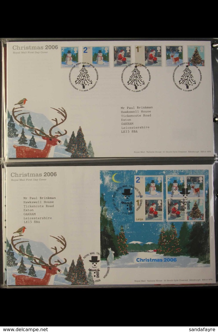 1971-2006 COLLECTION IN FIVE ALBUMS  Generally Typed Address (a Few Unaddressed) - A Largely Complete Run Of Commemorati - FDC