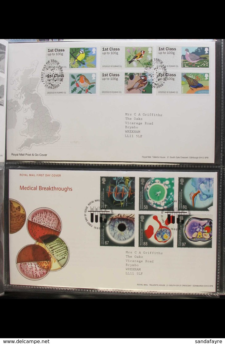 2005-2010 COMMEMORATIVE FDC's COMPLETE  An Attractive All Different Collection Of Illustrated Royal Mail Covers In A Pai - FDC