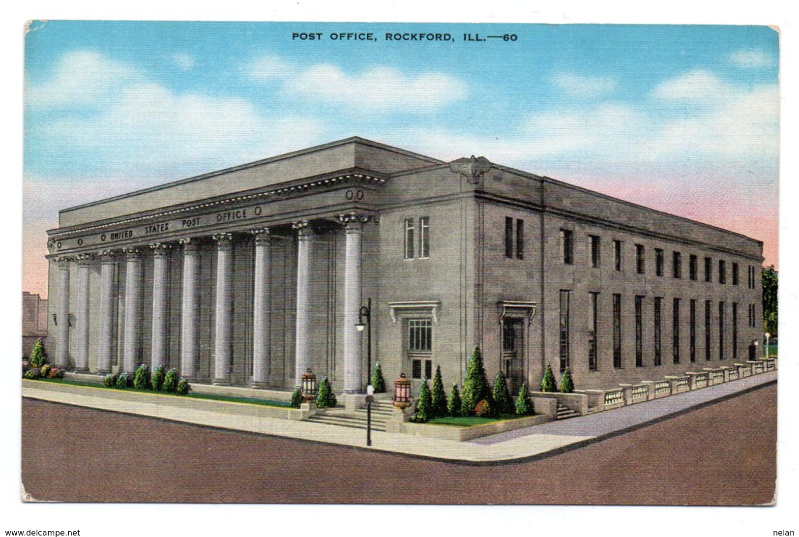 POST OFFICE-ROCKFORD-ILL--60-NON VIAGGIATA - Rockford