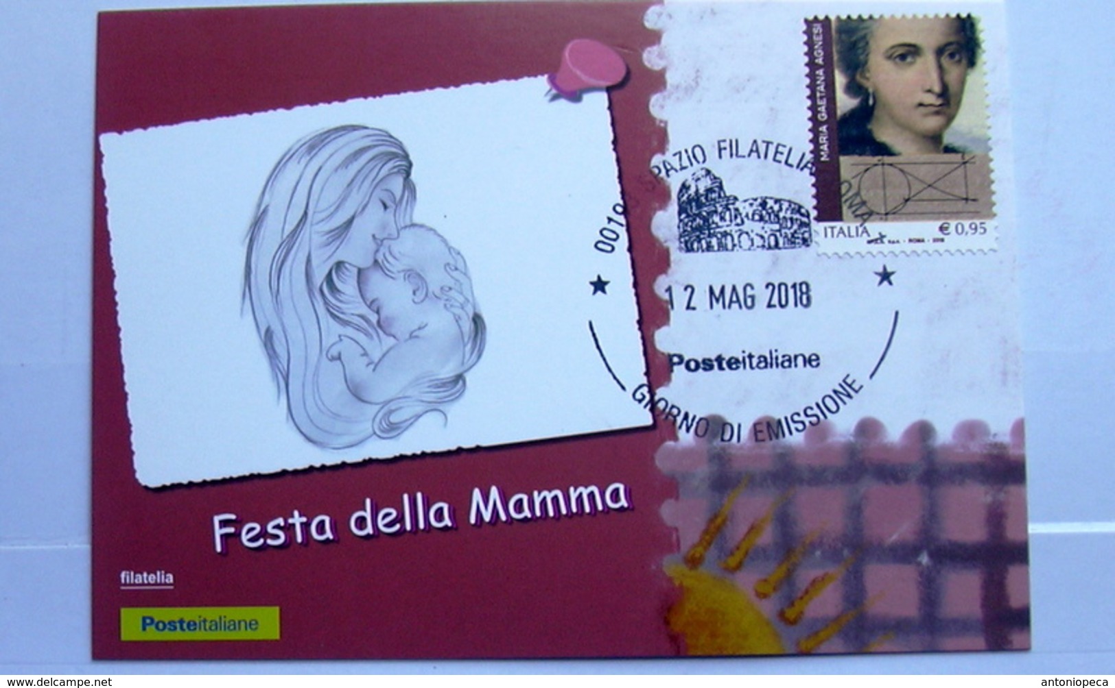Italia 2018, Folder 4 Cartoline "festa Della Mamma" Mother Day - Mother's Day