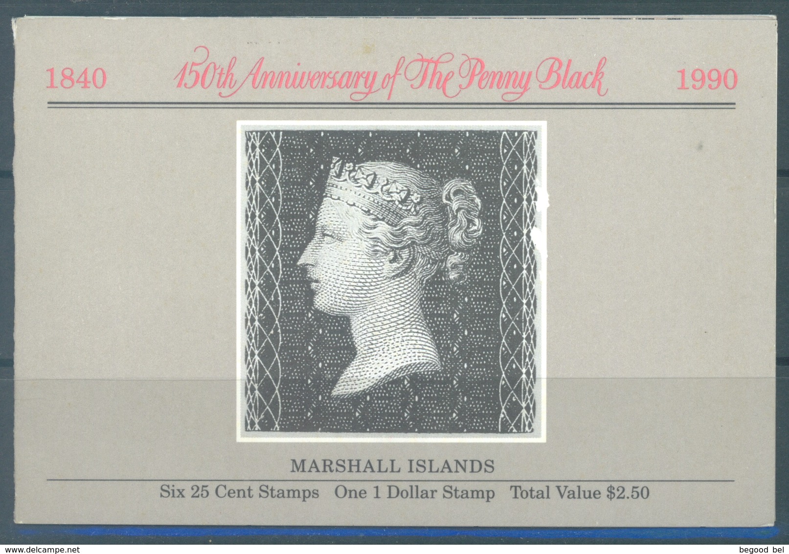 MARSHALL - 1990 - BOOKLET MNH/** - 150TH ANNIVERSARY PENNY BLACK  - Mi 288-294 Yv C287 - Lot 16783 - Marshalleilanden