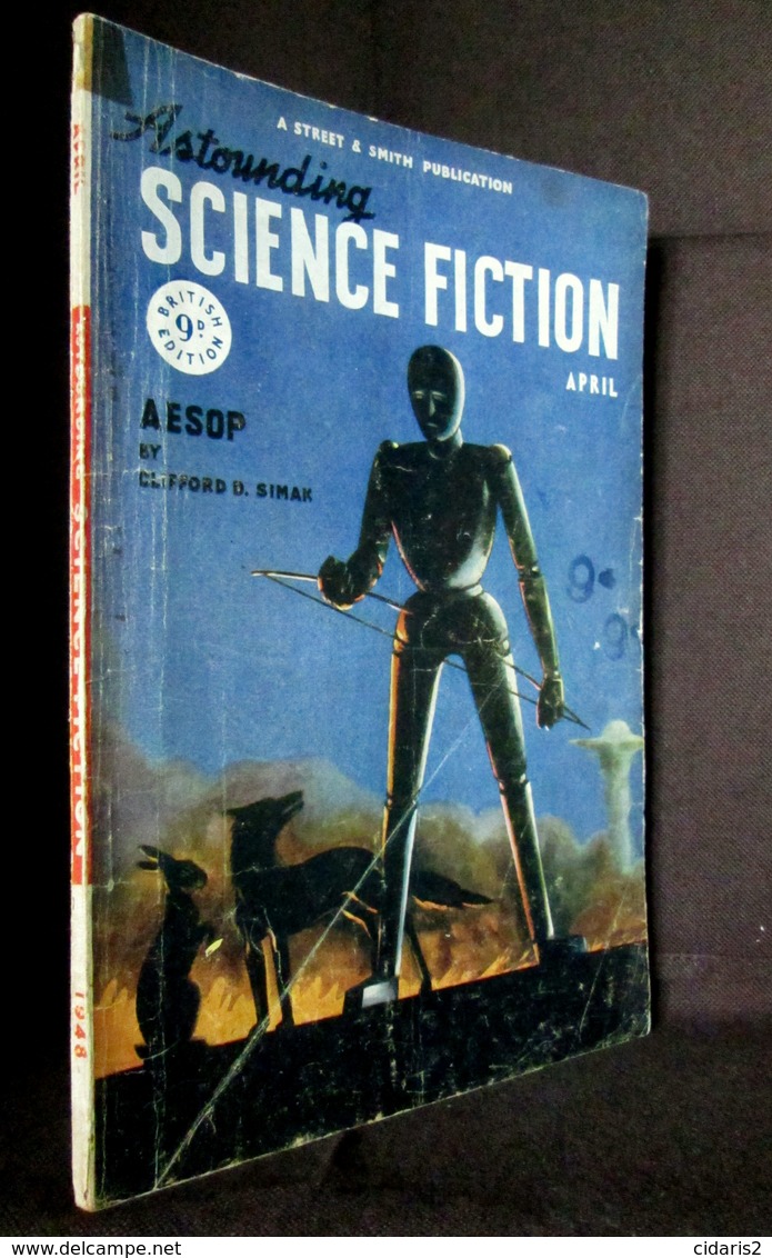 "ASTOUNDING SCIENCE FICTION"  N°3 VOL. VI British Edition Vintage Magazine S.F. VAN VOGT, SIMAK,... Apr. 1948 ! - Science-Fiction