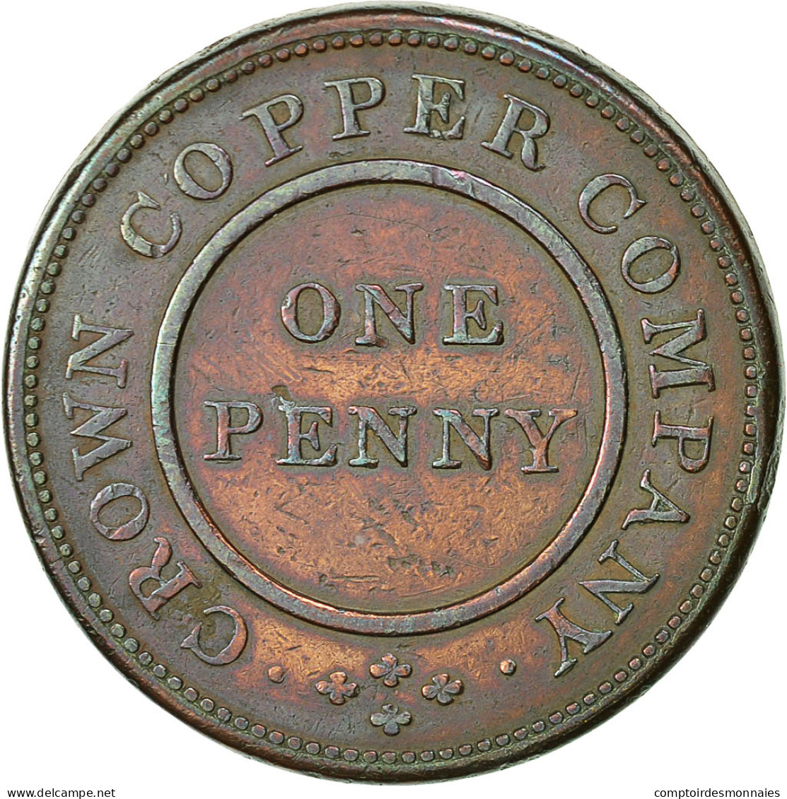 Monnaie, Grande-Bretagne, Crown Copper Company, Penny Token, 1811, Birmingham - Sonstige & Ohne Zuordnung