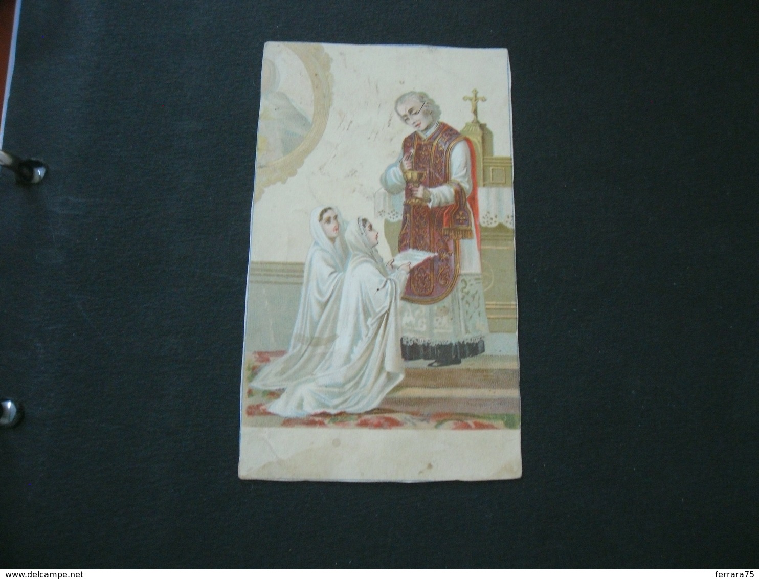 SANTINO   HOLY CARD  ORAZIONE SACRAMENTI. - Religione & Esoterismo