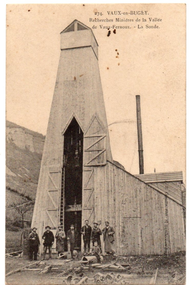 Ain - VAUX-en-BUGEY - Recherches Minières De La Vallée De Vaux-Fernoux - La Sonde - 1906 - Mines