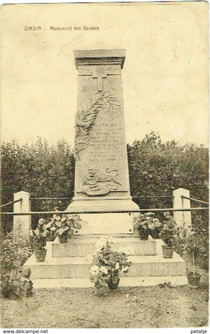 Sinsin , Monument - Somme-Leuze