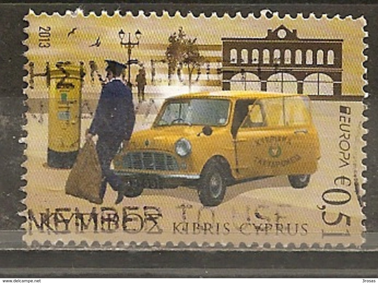 Chypre Cyprus 2013 Europa Postman Obl - Used Stamps