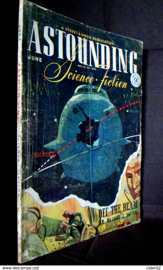 "ASTOUNDING SCIENCE FICTION"  N°? VOL.? British Edition Vintage Magazine S.F.( ASIMOV, ....) June 1944 ! - Science-Fiction