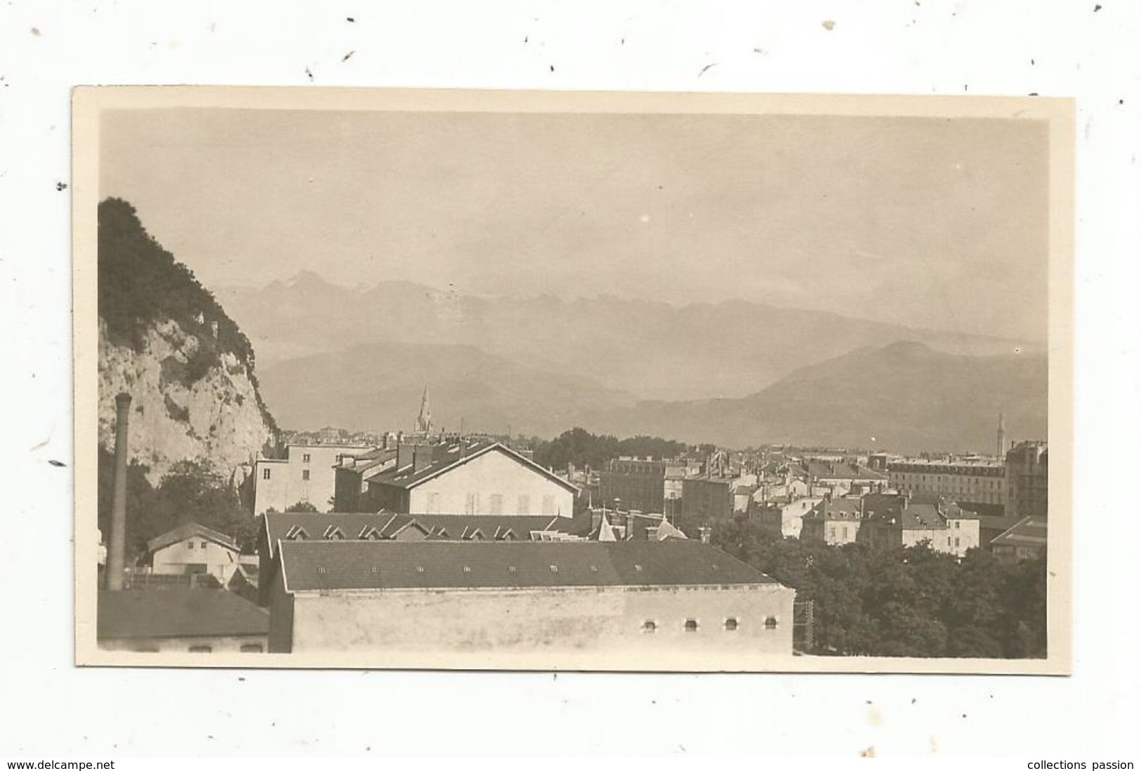 PHOTOGRAPHIE , 6.5 X 11 , Isére , GRENOBLE ,1930 - Lugares