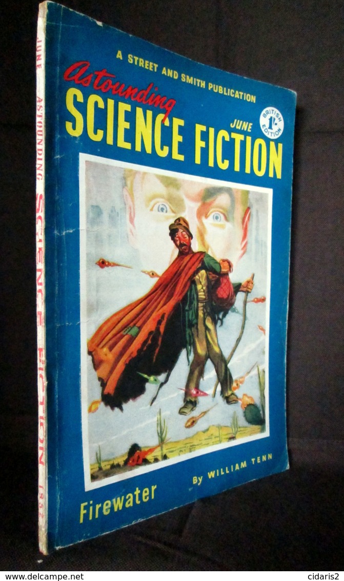 "ASTOUNDING SCIENCE FICTION"  N°6 VOL. VIII British Edition Vintage Magazine S.F June 1952 ! - Science-Fiction