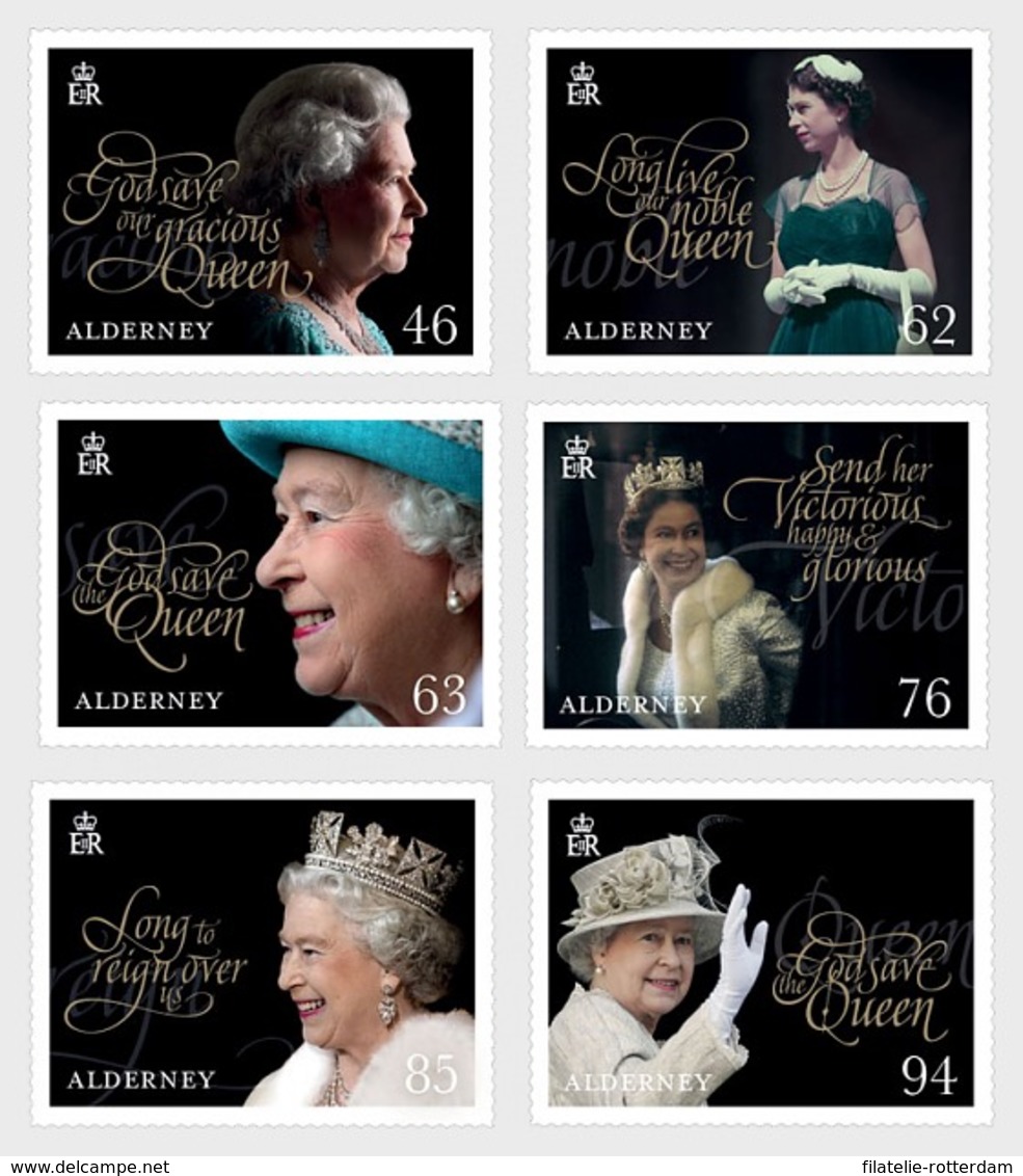 Alderney - Postfris / MNH - Complete Set 65 Jaar Kroning Koningin Elizabeth 2018 - Alderney