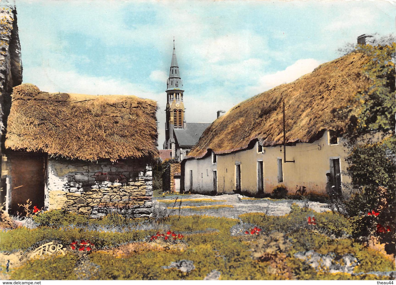 ¤¤  -  SAINT-LYPHARD  -  Un Coin Pittoresque  -  L'Eglise    -   ¤¤ - Saint-Lyphard