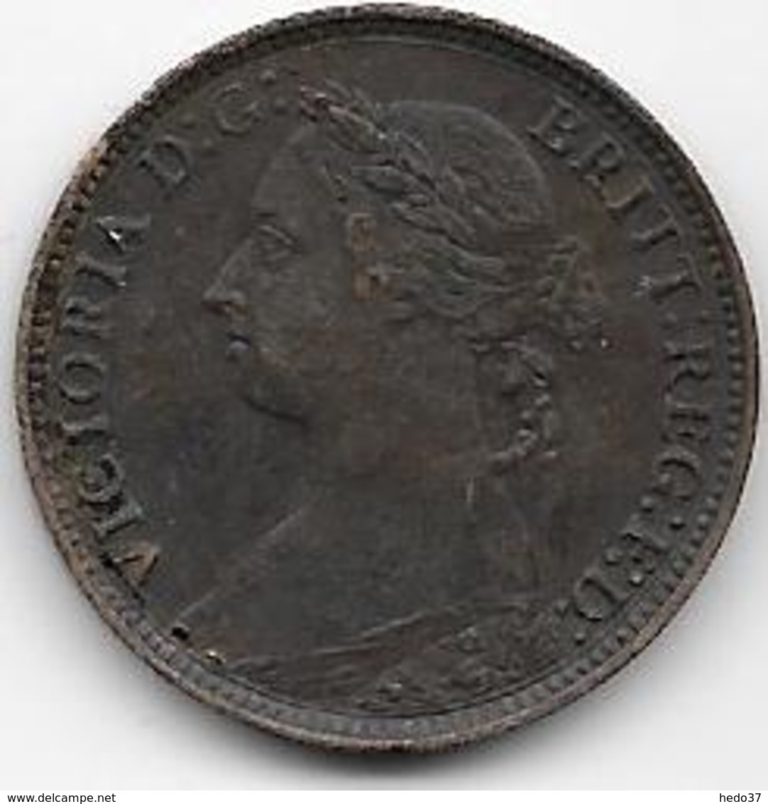 Grande Bretagne - Farthing - 1891 - Autres & Non Classés