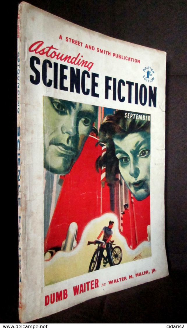"ASTOUNDING SCIENCE FICTION" N°9 VOL. VIII British Edition Vintage Magazine S.F Sept. 1952 ! - Science-Fiction
