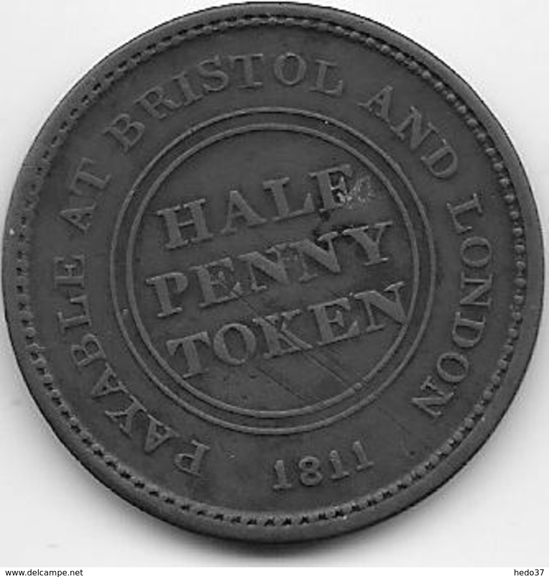 Grande Bretagne - Half Penny - 1811 - Autres & Non Classés