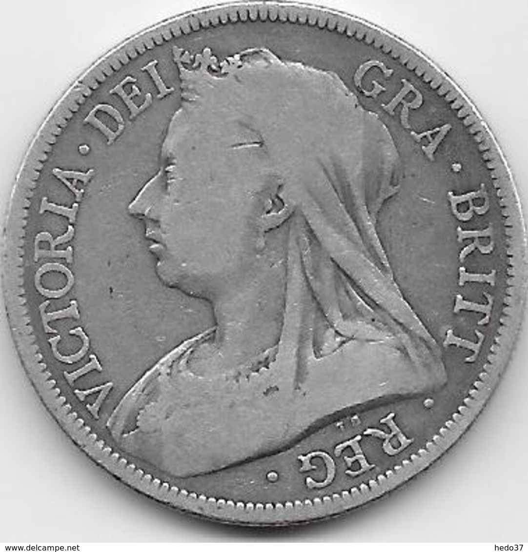 Grande Bretagne - Half Crown - 1893 - Argent - Autres & Non Classés