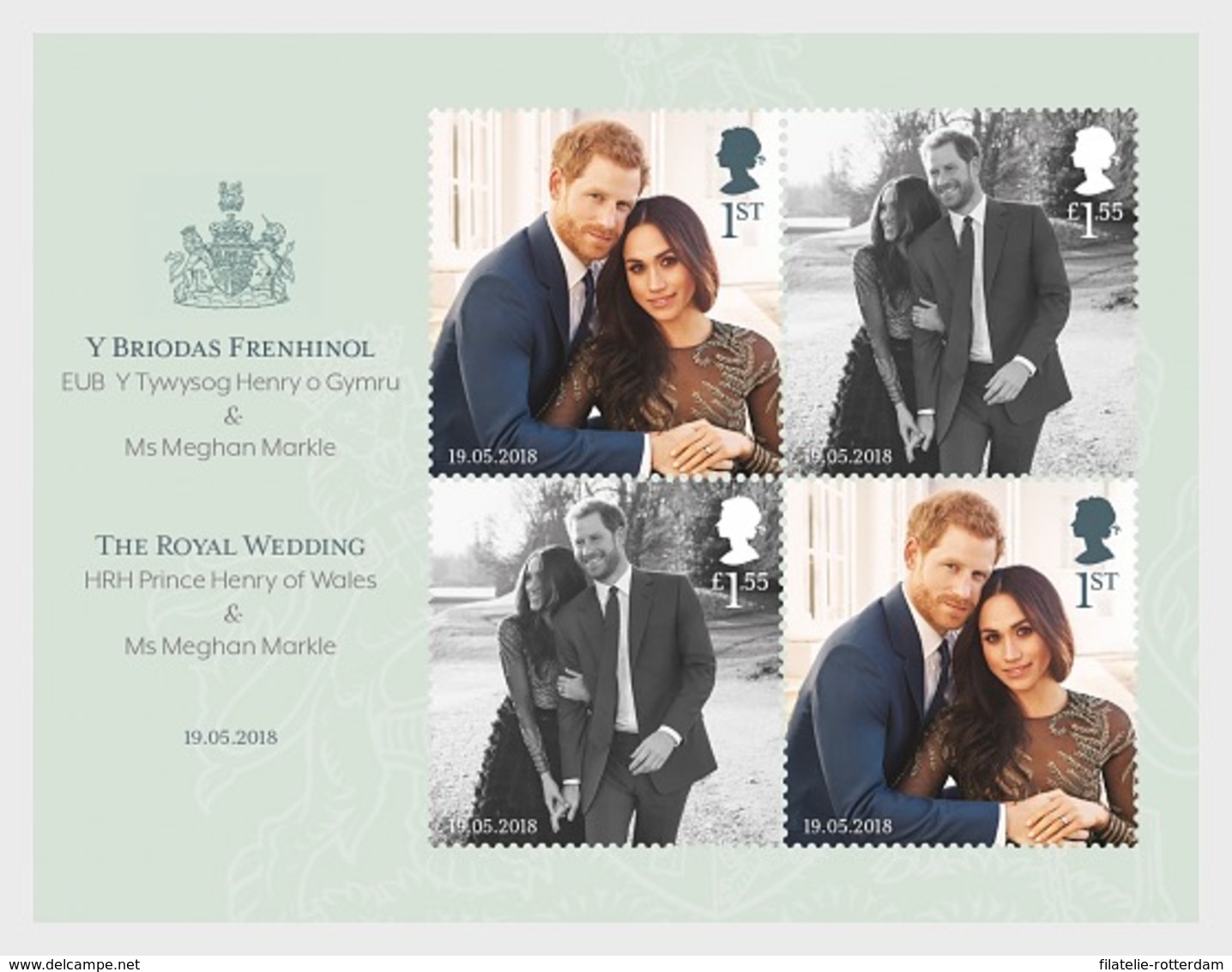 Groot-Brittannië / Great Britain - Postfris / MNH - Sheet Royal Wedding 2018 - Ongebruikt