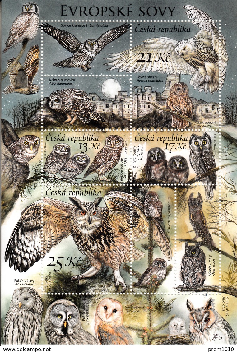 CZECH REPUBLIC- 2015- NOCTURNAL BIRDS- OWLS-HIBOUX-EULEN-UILEN-BUHOS) Eagle Owl- Little Owl - Eulenvögel