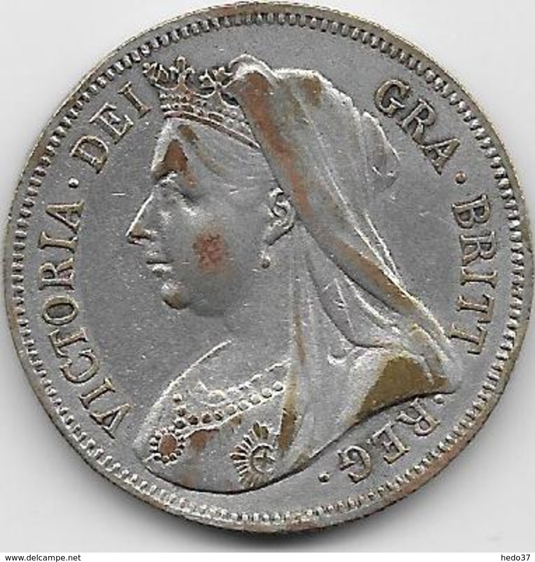 Grande Bretagne - Half Crown - 1899 - Argent - Autres & Non Classés