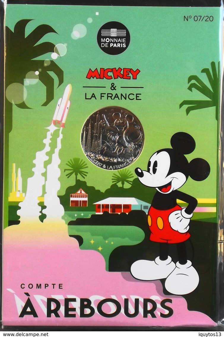 France - Monnaie De Paris - Pièce De 10 Euros Argent 333/1000 - Mickey - N°7 - Neuve Sous Blister D'achat - France