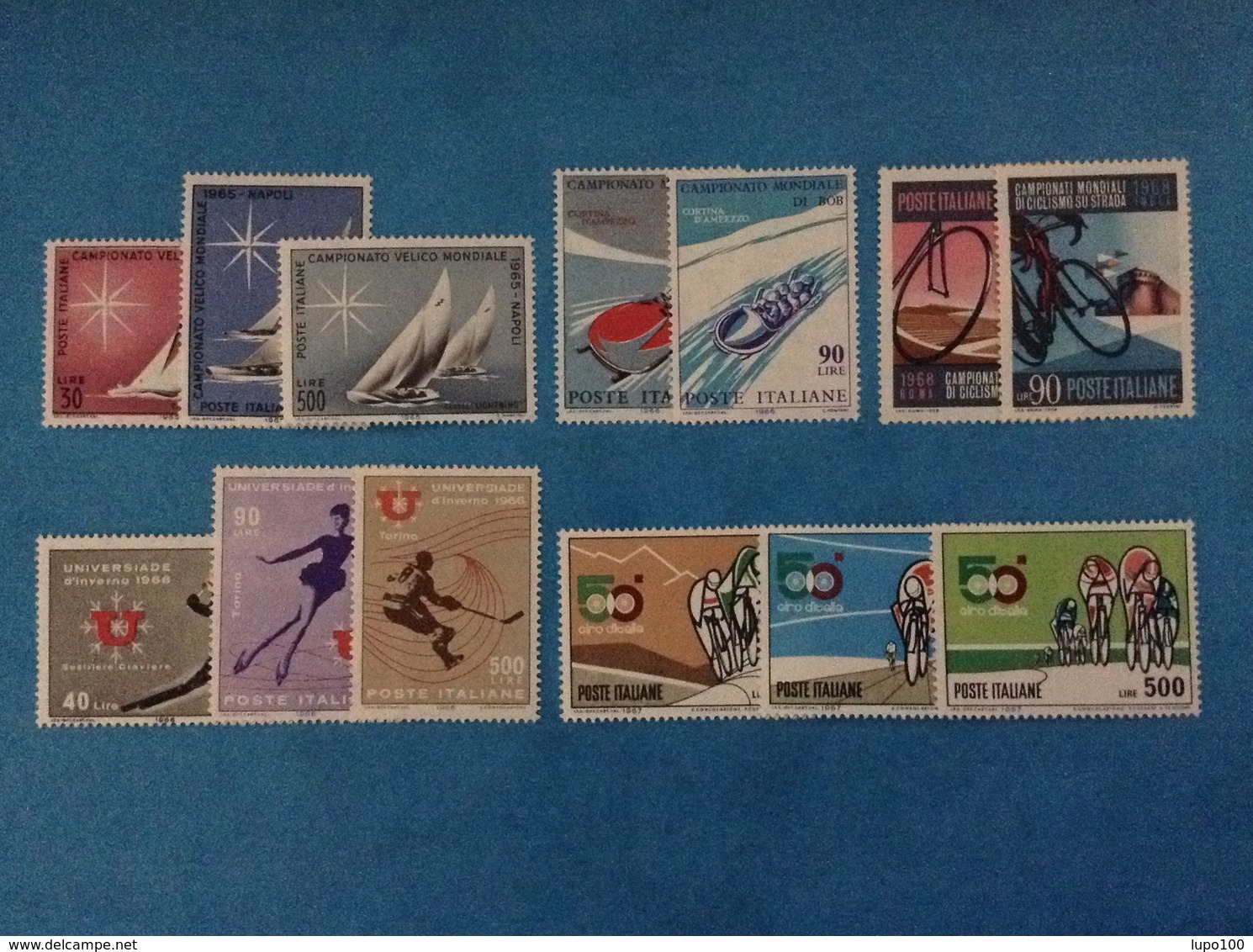 ITALIA REPUBBLICA LOTTO FRANCOBOLLI NUOVI STAMPS NEW MNH** TEMATICA SPORT - Lotti E Collezioni