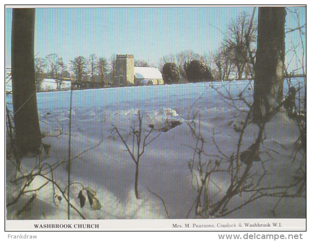 Postcard - Suffolk - Washbrook Church - Photo By Mrs M Pearsons - VG - Unclassified