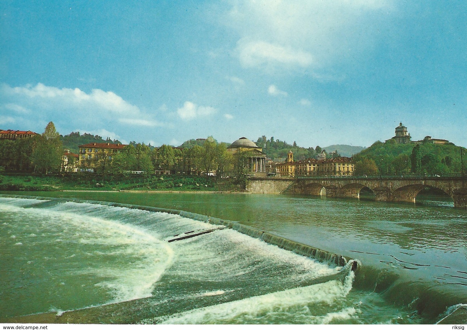 Po River And Gran Madre Di Dio Church.    Italy.  # 07562 - Churches