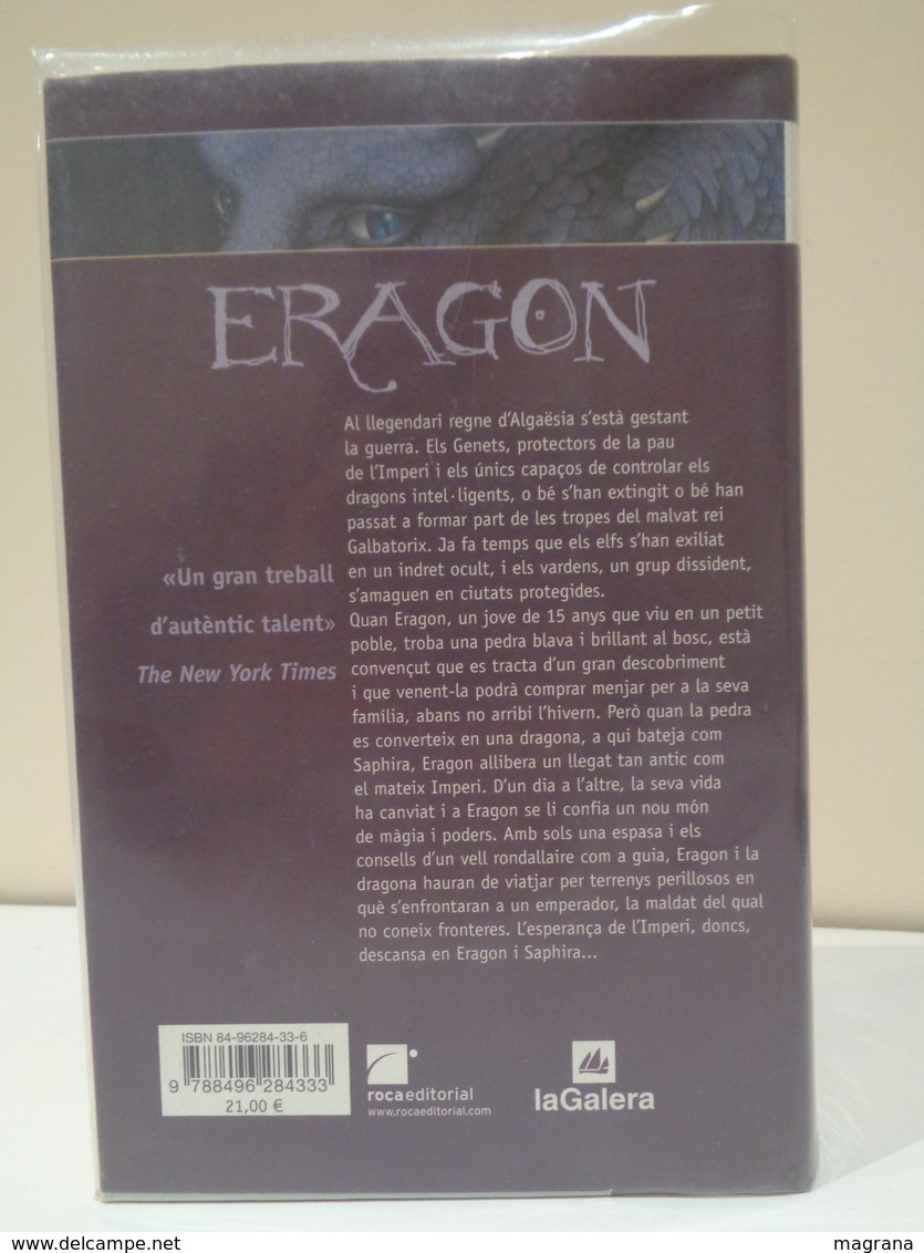 Eragon. Christopher Paolini. Edició En Català. Editorial La Galera. 2004. 632 Pp - Romanzi