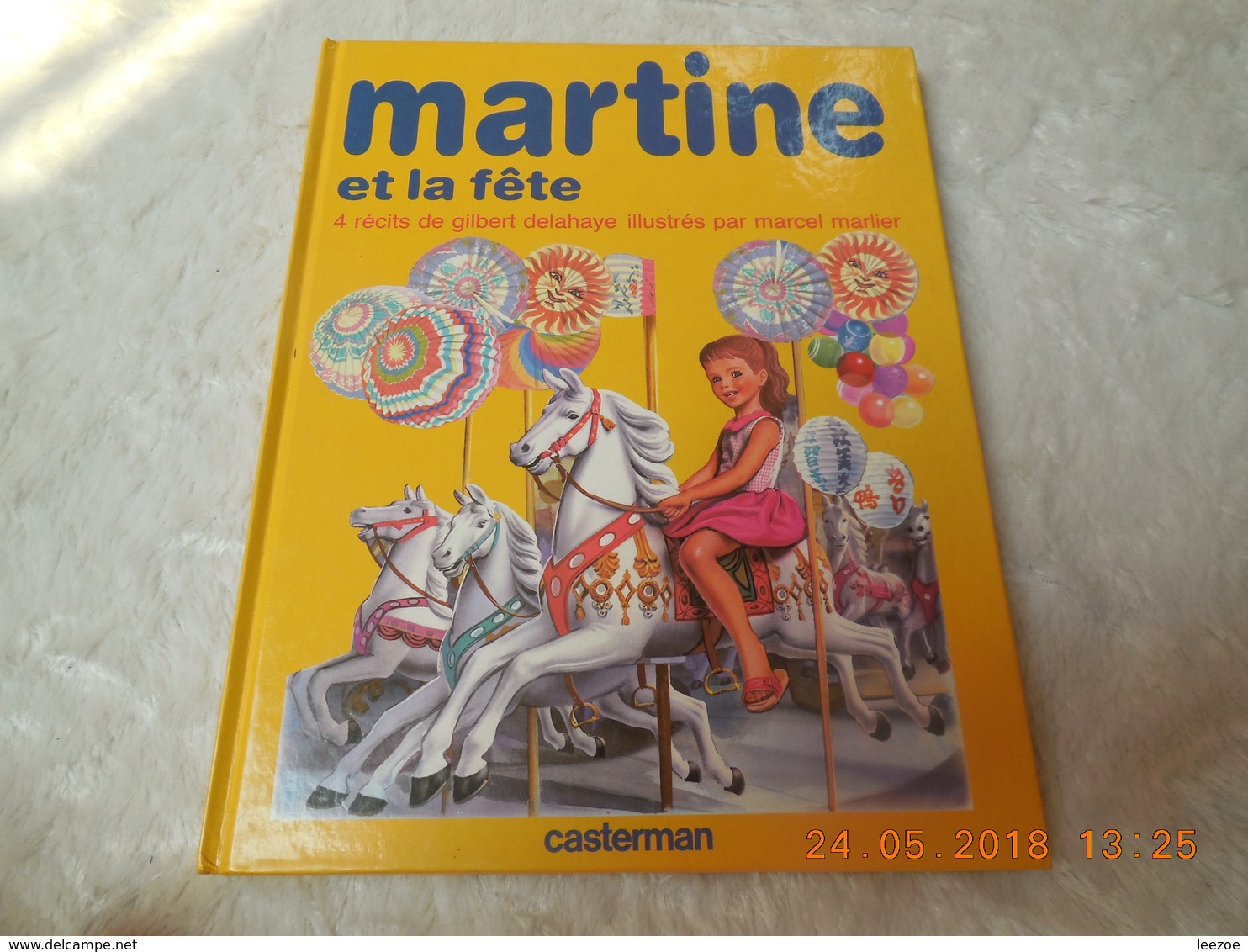 RELIURE DE 4 RECITS MARTINE ET LA FETE...1983..RARE - Casterman