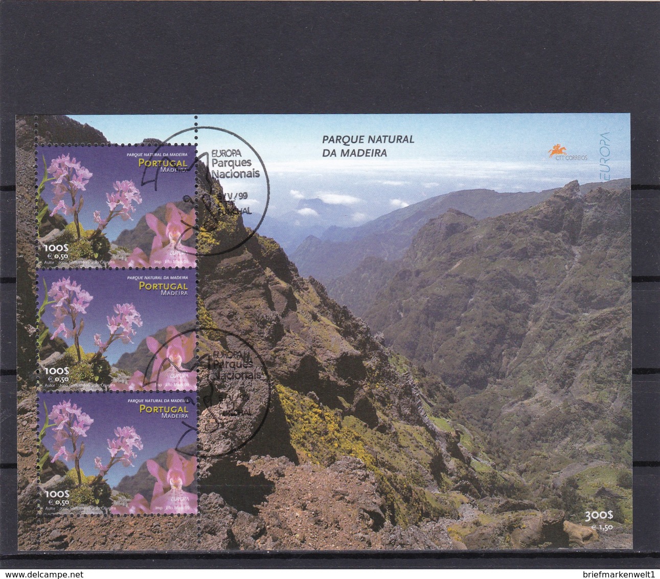 Europa Cept, Portugal-Madeira, Block 18, Gest. (K 2894) - 1999