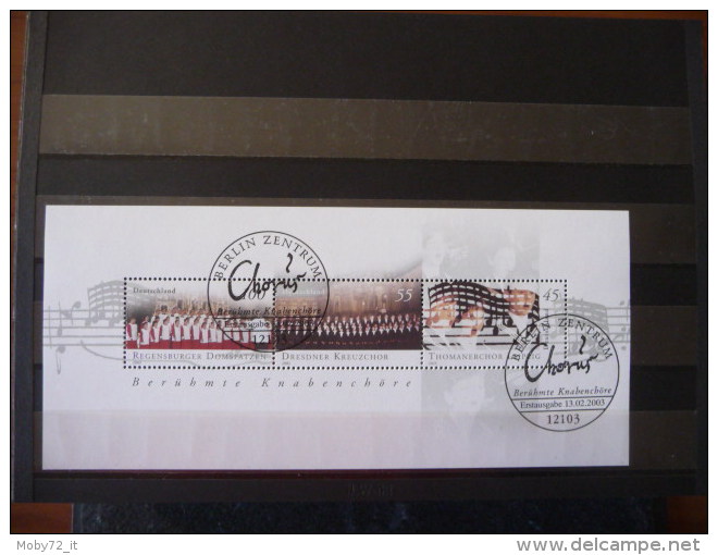 Germania: collezione usati 2000/03 bordo foglio - splendida (m161)