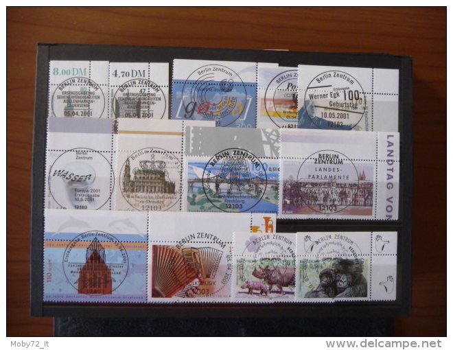 Germania: collezione usati 2000/03 bordo foglio - splendida (m161)