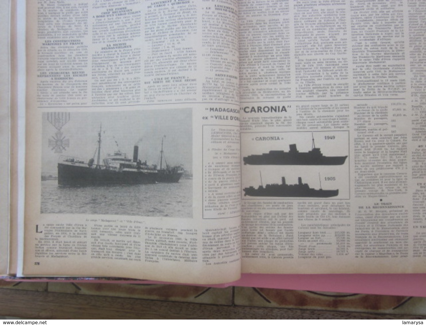 1949-RELIURE:LA REVUE NAUTIQUE-MARINE MILITAIRE-NAVIGATION COMMERCIAL,MARITIME,FLUVIAL,PÊCHE,YACHTING,CROISIÈRE-FR-Oumer