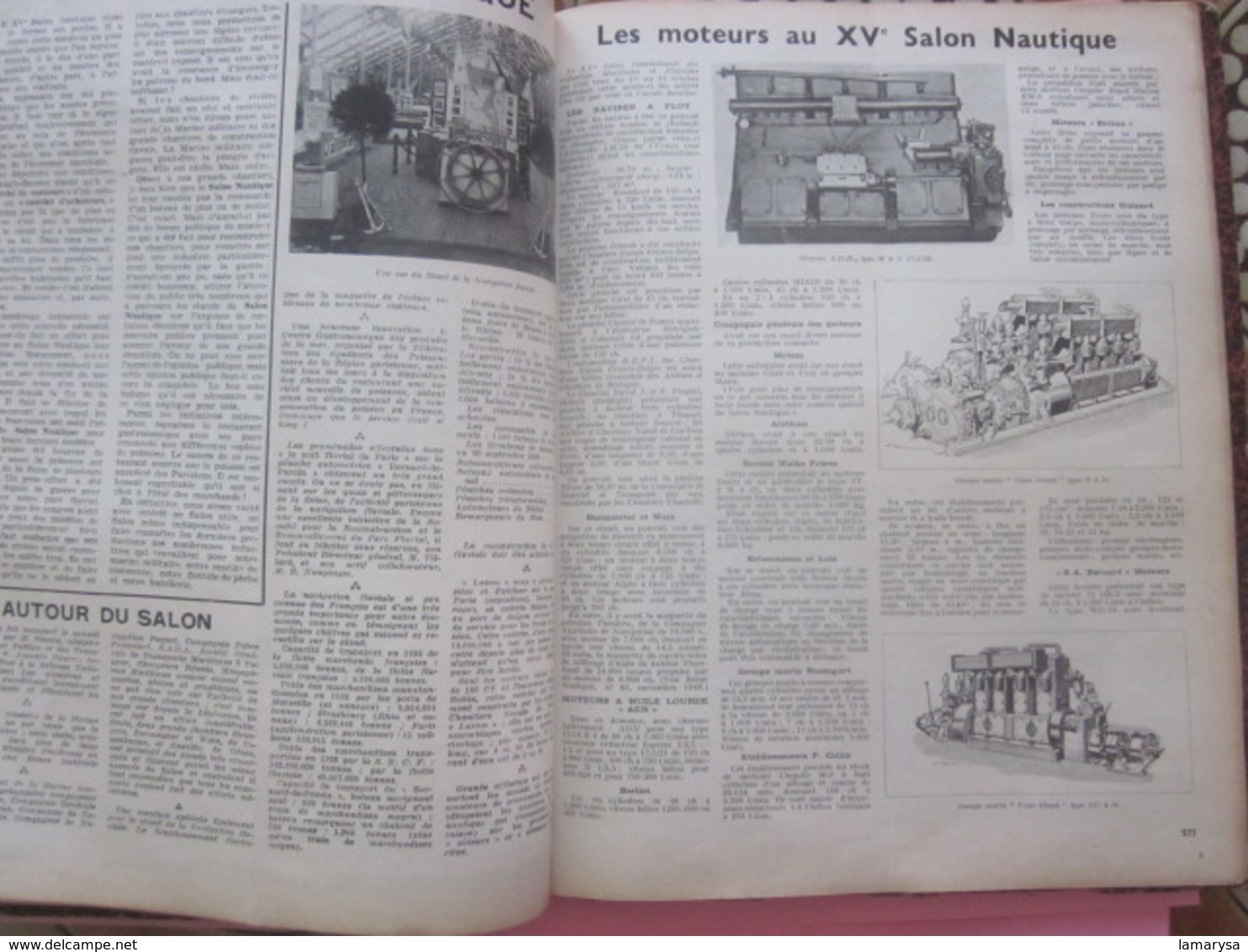 1949-RELIURE:LA REVUE NAUTIQUE-MARINE MILITAIRE-NAVIGATION COMMERCIAL,MARITIME,FLUVIAL,PÊCHE,YACHTING,CROISIÈRE-FR-Oumer