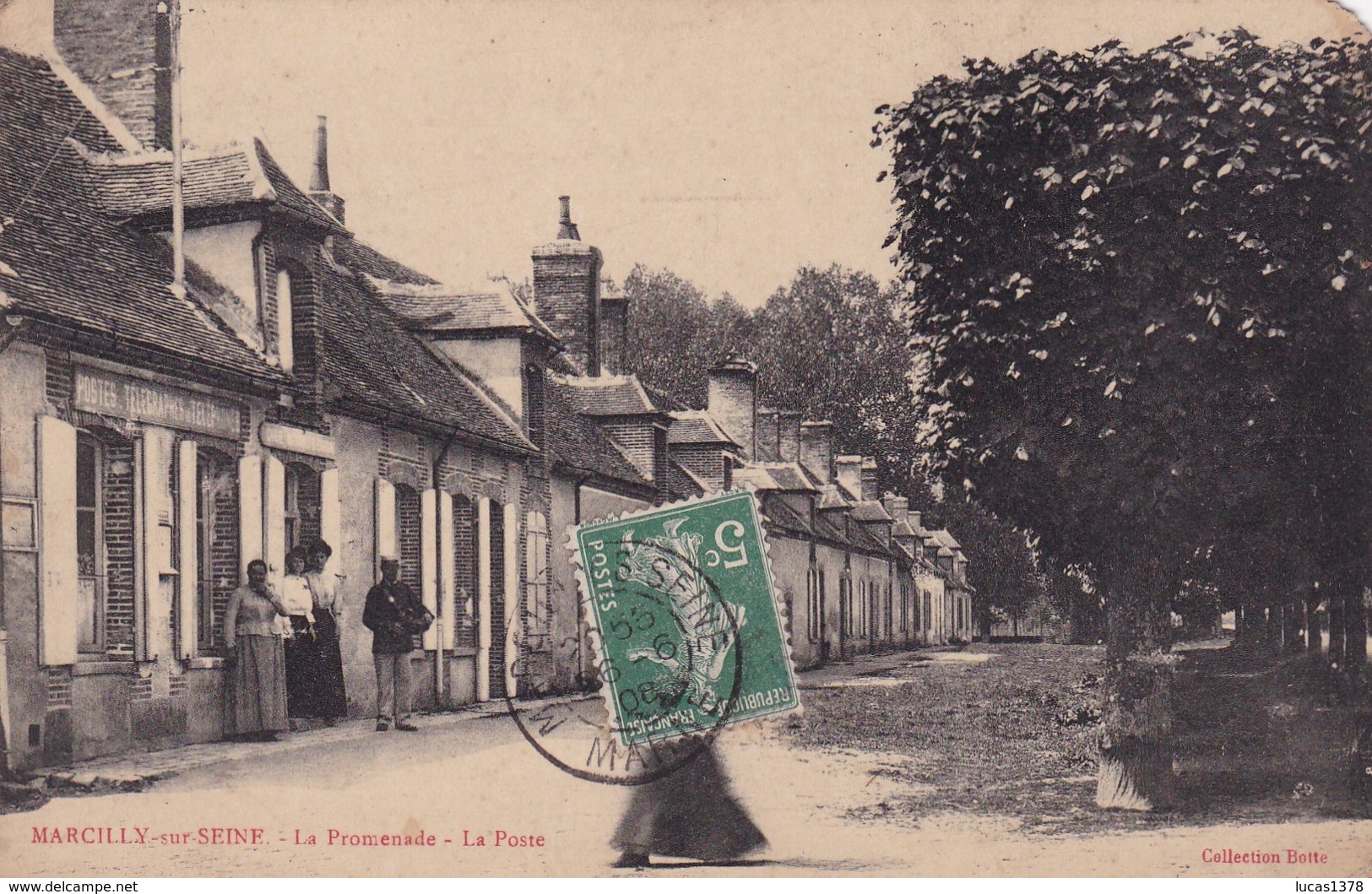 51 / MARCILLY SUR SEINE / LA PROMENADE / LA POSTE / RARE - Autres & Non Classés