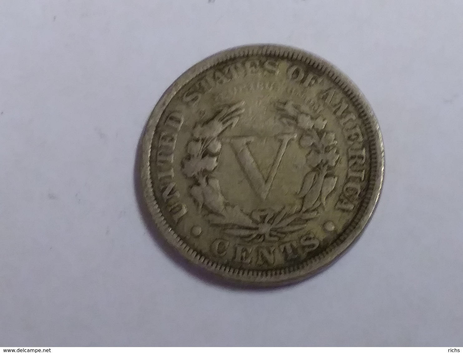 1897 Liberty "V" Nickel - 1883-1913: Liberty