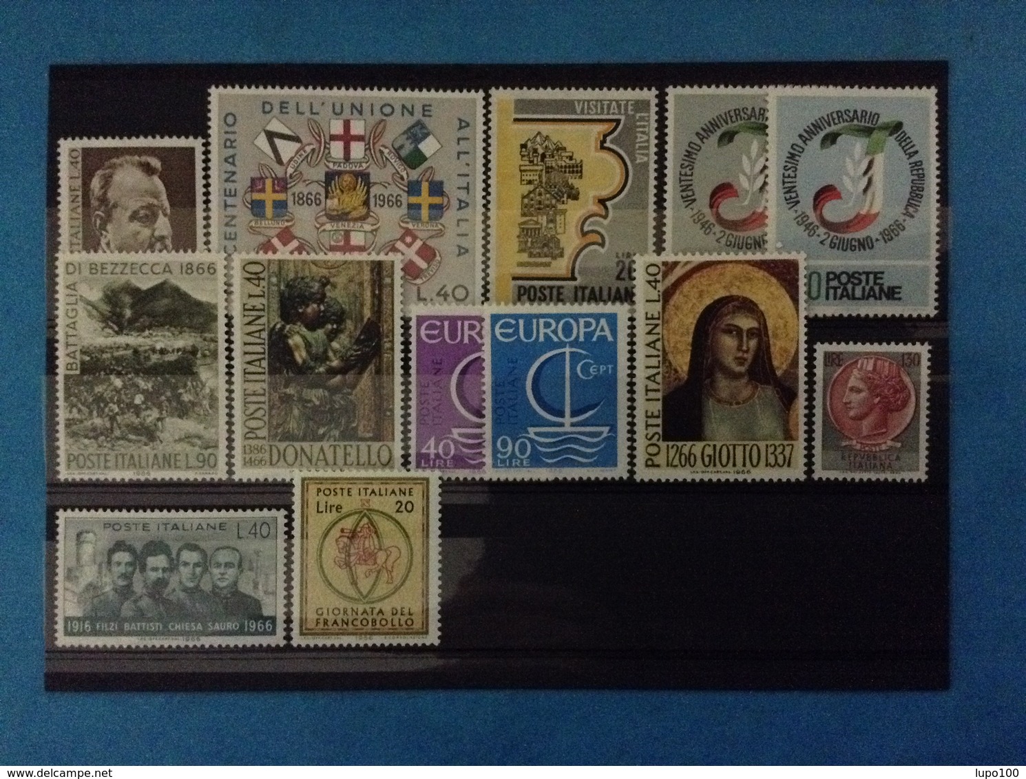 1966 ITALIA REPUBBLICA LOTTO FRANCOBOLLI NUOVI STAMPS NEW MNH** - Lotti E Collezioni