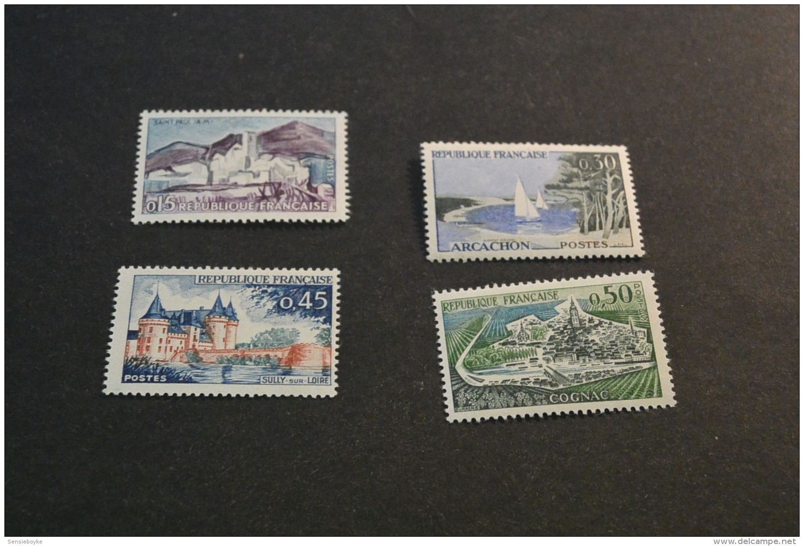 FR32-stamps MNHFrance 1961 - - Serie Touristique - Tourism - Nuevos