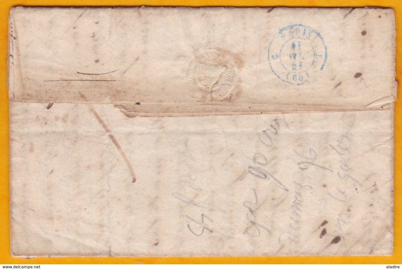 1841 - Lettre Avec Correspondance De 3 Pages De Neuchatel, Suisse  Vers Paris, France Par Pontarlier - 1801-1848: Précurseurs XIX