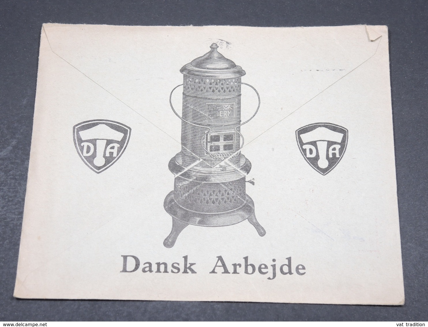 DANEMARK - Enveloppe Commerciale ( Illustrée Au Verso ) De Frédericia En 1934 - L 17352 - Storia Postale