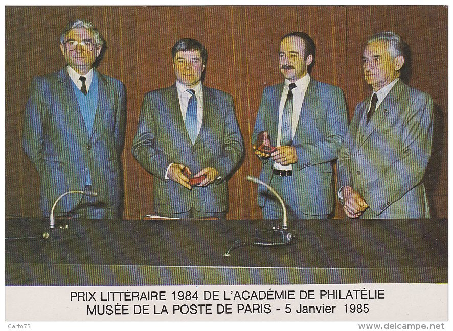 Evènements - Prix Littéraire 1984 - Académie De Philatélie - Livre "Epoque Héroïque Bureaux De Poste Ambulants" - Sonstige & Ohne Zuordnung