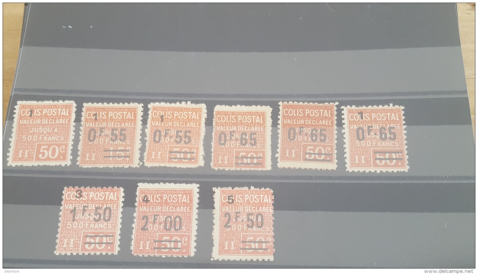 LOT 399207 TIMBRE DE FRANCE NEUF* N°57 A 64 VALEUR 74 EUROS - Neufs