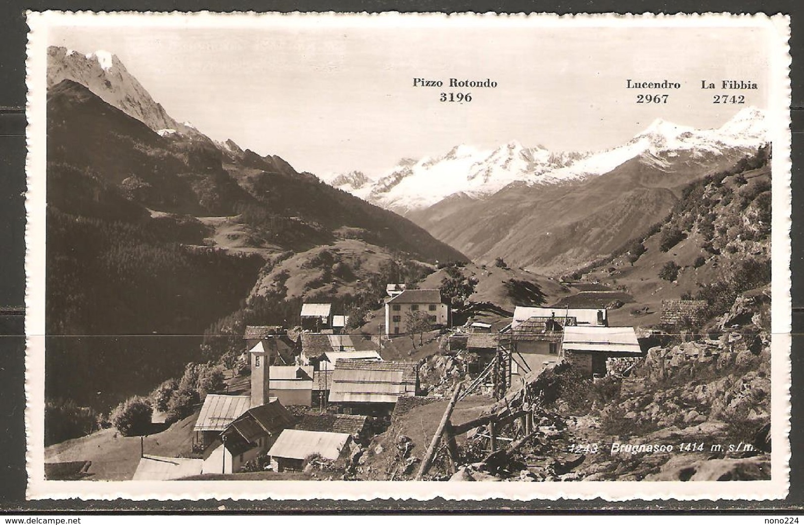 Carte P ( Airolo / Brugnasco ) - Airolo