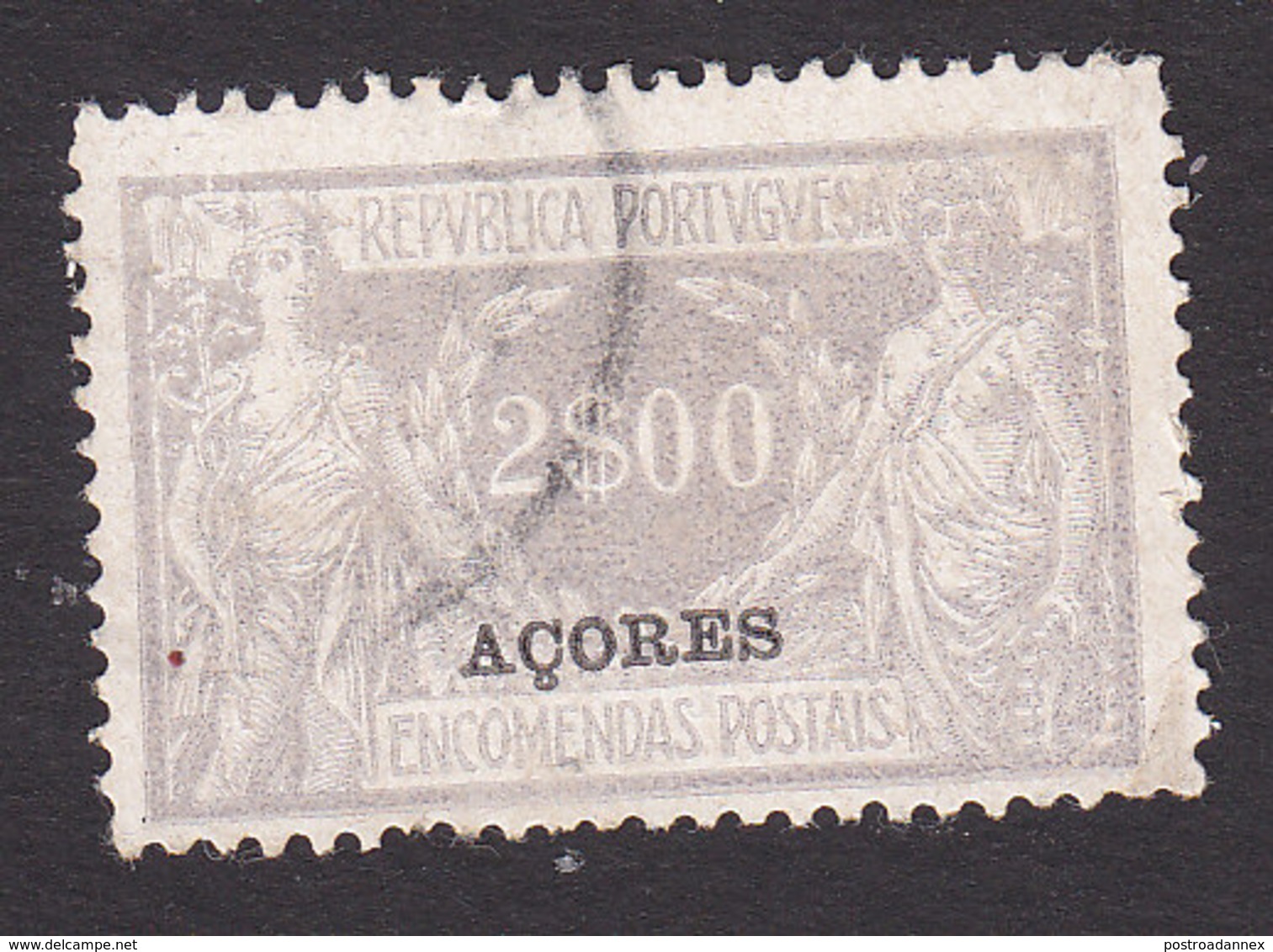 Azores, Scott #Q13, Used, Parcel Post Overprinted, Issued 1921 - Azores